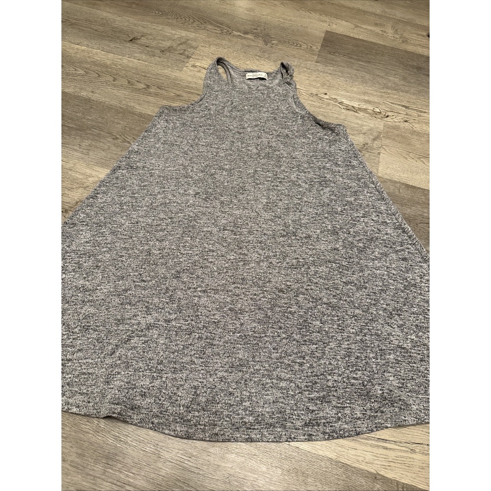 Abercrombie & Fitch Size M Grey Dress Swing Viscose Tunic Shirt